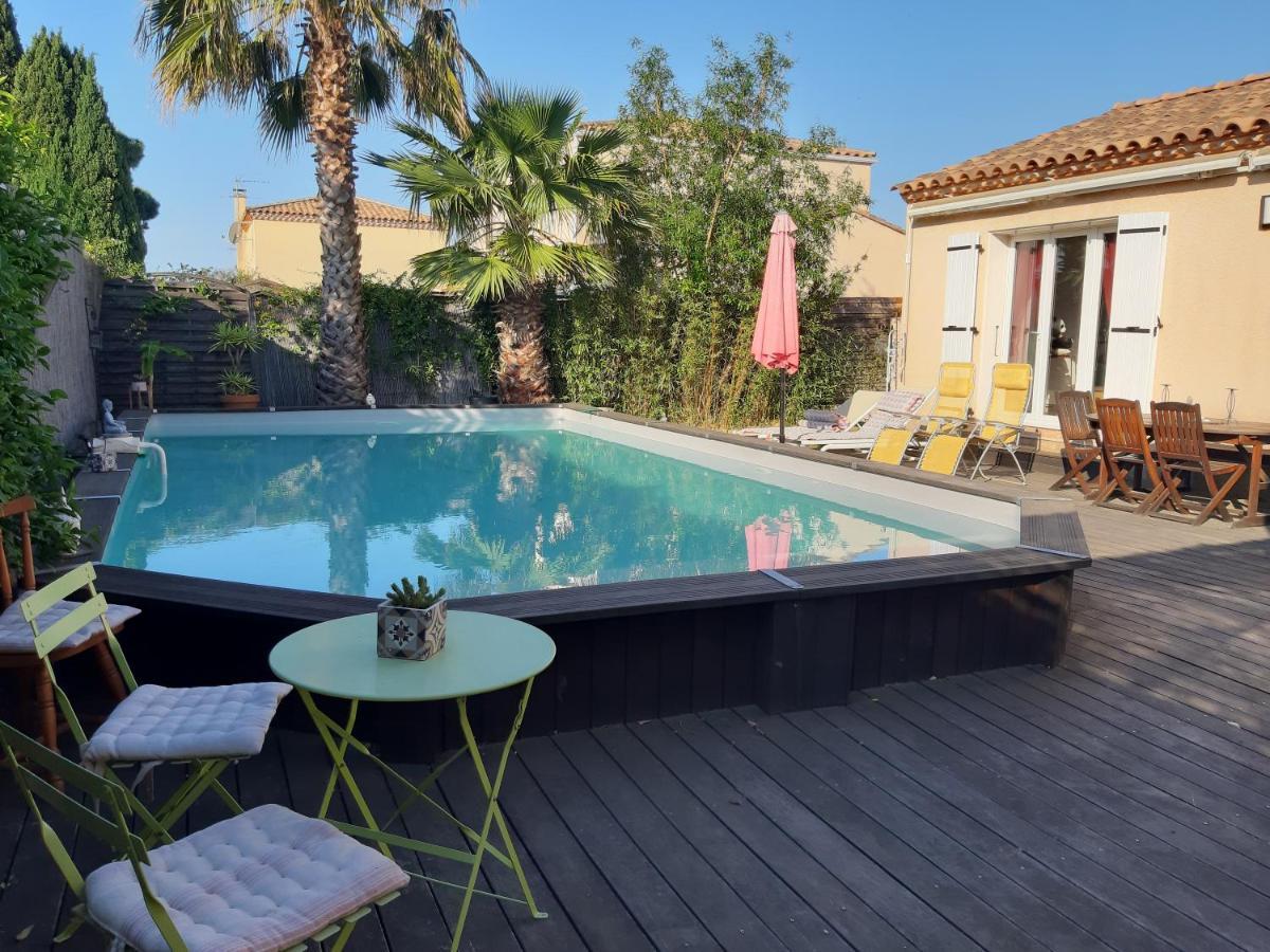 Chambres Calmes Dans Villa Perols Pret Parc Expo Arena 1Km Aeroport 3Km Gare Tgv 4Km Plages 5Km Carnon Palavas Eksteriør billede